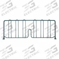 METRO Shelf Divider: 24 in x 2 in x 8 in, Polymer/Stainless Steel (MPN DD24K3). Key specifications — Material: Polymer; Color: Green; Finish: Epoxy Coated; Brand: METRO; Ledge Size: 24 in.