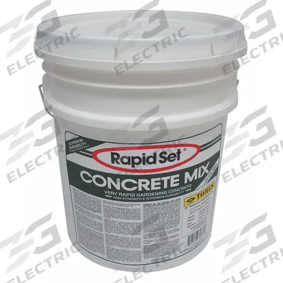 RAPID SET Concrete Mix: Concrete Mix, 60 lb Container Size, Pail - General Purpose Concrete Mix