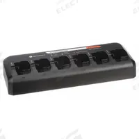 MOTOROLA Multi-Unit Charger: Fits Motorola, For CP/PR/R2 Series, 6 Radios Charged, 120 V AC (MPN PMLN6588A). Key specifications — Brand: MOTOROLA; Compatible Radio Series: CP; Product Type: Multi-Unit Charger.