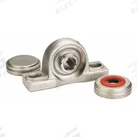 NTN Pillow Block Bearing: 2 3/16 in Bore, SS, Set Screws, 2 1/2 in Shaft Ht, 8.622 in Overall Lg (MPN SUCP211-35CCFG1). Key specifications — Brand: NTN; Maximum Speed: 2,400 RPM; Mounting Bolt Size: 5/8 in; Standards: FDA; System of Measurement: Inch.