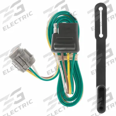 CURT Automotive Electrical Plug: 4-Way Flat, IP67 (MPN 55441) - Fleet and Vehicle Maintenance