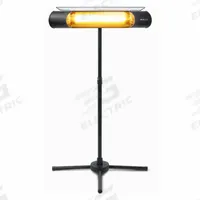 HEATMATE Electric Infrared Heater: 1200 W Watt Output, 120V AC, 180° Beam Pattern, Radiant Graphite (MPN HME-GS10(K)). Key specifications — Heater Mounting Position: Horizontal or Vertical; Wattage Output: 1200 W; Voltage: 120V AC; Brand: HEATMATE; Element Type: Radiant Graphite; Overall Dimensions - L x W x D: 5.3 in x 5.5 in x 30 in.