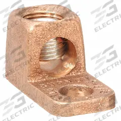 BURNDY Wire Connector: 1 AWG – 4/0 AWG Wire Sizes, 3/8 in Stud Size, Unplated Copper Lug Body (MPN KA28). Key specifications — Brand: BURNDY; For Wire Material: Copper; Maximum Stranded Copper Wire Size: 4/0 AWG; Minimum Stranded Copper Wire Size: 1 AWG; Lug Material: Unplated Copper.