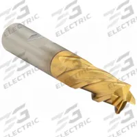 CLEVELAND Square End Mill: High Speed Steel, TiN Coated, 4 Flute, 1/2" Mill Dia, 1-1/4" LOC (MPN C33615)