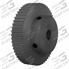 DAYTON Timing Pulley: Modified Curvilinear, Fixed, For GT Timing Belt Section, For 6 mm Belt Wd (MPN 56-3P06-6A4). Key specifications — attr1328801: DAYTON; attr1328807: Clear Anodized; attr1328808: Powerhouse®.