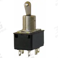 EATON Toggle Switch: 3 Position, 3 Connections, SPST, Spade Terminals Connection, 7500 Series (MPN 7503K15). Key specifications — AC Contact Rating: 10 A @ 250 V; Switch Function Configuration: On/Off/On; Brand: EATON; Series: 7500; Horsepower: 1/2 hp @ 125V AC.