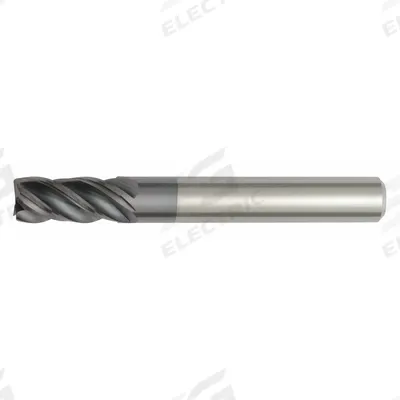 WIDIA HANITA Corner Radius End Mill: Carbide, AlTiN Coated, 4 Flute, 10 mm Mill Dia - Fast-Cutting Carbide Corner-Radius End Mills for Stainless Steel & Super Alloys