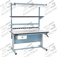 PRO-LINE Workstation: Adj Ht, Laminate, 72 in x 30 in, 330 lb Overall Load Capacity, Blue, Laminate (MPN BIB17). Key specifications — Brand: PRO-LINE; Height Adjustability: Adjustable Height.
