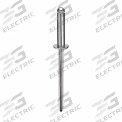 APPROVED VENDOR Blind Rivet,1 5/8 in L,1/8 in dia,PK500: Inch, 1 5/8 in Overall Lg, 17/32 in Body Lg - Domed-Head Blind Rivets
