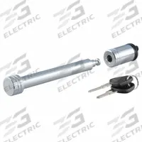 CURT Receiver Lock: Silver, Steel, Chrome-Plated, (2) Keys, Receiver Lock (MPN 23025). Key specifications — Finish: Chrome-Plated; Includes: (2) Keys; Brand: CURT; Color: Silver; Product Type: Receiver Lock; Material: Steel.