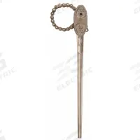 AMPCO Chain Wrench: Natural, For 4 in Outside Dia, 25 3/4 in Chain Lg, 36 in Handle Lg (MPN W-63). Key specifications — attr309935: Aluminum Bronze; attr309937: Nickel, Aluminum, Bronze; attr324945: AMPCO; attr380425: Chain Wrench; attr309951: Natural.