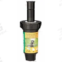 RAIN BIRD Spray Head for Shrubs: Quarter Circle, 12 to 15 ft, 0.65 to 0.92 gpm, 15 to 30 psi (MPN 1802Q-25). Key specifications — Throw Radius: 12 to 15 ft; Brand: RAIN BIRD; Flow Rate: 0.65 to 0.92 gpm; Pattern: Quarter Circle; Pressure Range: 15 to 30 psi; Sprinkler Head or Nozzle Type: Pop-Up Spray Head.