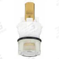 DELTA Cartridge: Use with Hot/Cold Water, Brass/Plastic, Black/Brass/White (MPN RP25513). Key specifications — For Water Temperature: Hot/Cold; Compatible Brand: Delta; Product Type: Cartridge; Material: Plastic.
