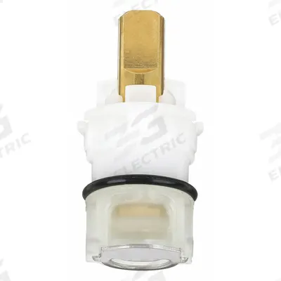 Delta Cartridge: Use with Hot/Cold Water, Brass/Plastic - Disc Faucet Cartridges