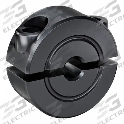 RULAND MANUFACTURING Shaft Collar: 2-Piece, Inch, Round, Clamp-On, 1/8 in Bore Dia - Steel Shaft Collars
