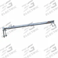 GARLOCK SAFETY SYSTEMS Ladder Connector: 35 in x 3 1/2 in, Permanent, Ladder Connector, Hardware (MPN 301405). Key specifications — Fold-Down Capable: No; Guardrail Component: Ladder Connector; Material: Steel; Color: Gray; For Use With: Fixed Ladders; Includes: Hardware; Installation Type: Permanent; Sub-brand: LadderGuard(TM).