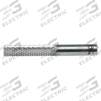 OSG Solid Router Bit: Diamond Cut, Plain End, 3/16" Cut Dia, 1" LOC (MPN 641-1871) - Roughing Router Bits for Composites