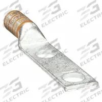 Compression Lug: For 3/0 AWG, Stranded Wire, 1/2 in Stud Size, Long, Copper Barrel (MPN 24C409). Key specifications — Inspection Hole: No; For Wire Type: Stranded; For Wire Sizes: 3/0 AWG; Brand: APPROVED VENDOR; Manufacturer Part Number: 24C409.