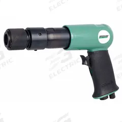 SPEEDAIRE Air Hammer: 3/8 in Shank Size, 2 5/8 in Stroke Lg, 3,200 bpm Blows per Minute, Round (MPN 21AC11). Key specifications — attr1320834: SPEEDAIRE; attr1320853: Round; attr1320854: Round; attr1320857: QC Retainer; attr1393634: Maintenance to Light Production; attr1393635: Yes; attr1393636: Long Lasting.