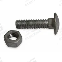 APPROVED VENDOR Carriage Bolts: Steel, Includes: Hex Nuts, 4LVK1. Key specifications — Material: Steel.
