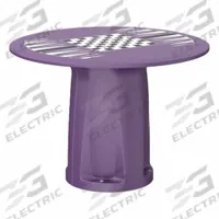 CORTECH Table: 28 in Overall Ht, 42 in Overall Dia, Game Top Included, Ballast Accepted, Indigo (MPN 668IGGT). Key specifications — attr1032567: CORTECH; attr1032564: Ballast Accepted; attr1032590: Polyethylene; attr1075036: Endurance.