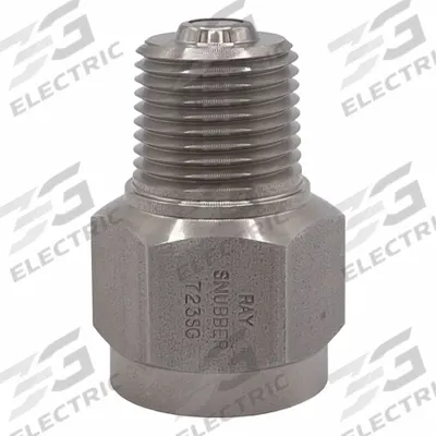 TEL-TRU Pressure Gauge Snubber: 303 Stainless Steel, Filter, 303 Stainless Steel NPT - Filter-Type Snubbers for Water & Oil