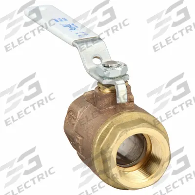 APOLLO Manual Two-Way Ball Valve: 1 in Size, Brass/Bronze, Straight, FNPT x FNPT - Bronze Ball Valves