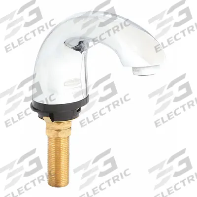 RUBBERMAID COMMERCIAL PRODUCTS Bathroom Sensor Faucet: Milano Auto Faucet, Brass - Single-Post Sensor Bathroom Faucets