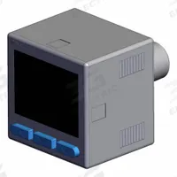 SMC High Precision Pressure Switch: 1/8 in Port Size, 2 NPN/PNP Output, 12 to 24V DC, -5°C to 50°C (MPN ZSE20A-V-N01-J). Key specifications — attr124221: ZSE20A-V-N01-J; attr124227: ZSE20A(F); attr124234: 2 NPN/PNP Output; attr124235: 12 to 24V DC; attr1042233: 4-Pin Snap-In Plug.