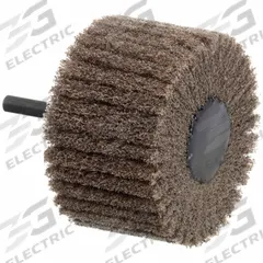 SCOTCH-BRITE Surface Conditioning Flap Wheel: 3 in Dia x 1 3/4 in W, 1/4 in Straight-Shank, Medium (MPN 7100050520). Key specifications — Series: CP-FB; Brand: SCOTCH-BRITE.