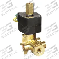 REDHAT Solenoid Valve: 4-Way, 1/4 in Pipe Size, 110V AC/120V AC, Explosion Proof/Watertight (MPN EFHT8345G001). Key specifications — Pipe Size: 1/4 in; Voltage: 120V AC; Brand: REDHAT; Coil Enclosure: Explosion Proof.