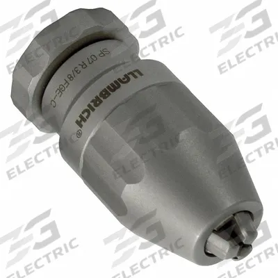 LLAMBRICH Drill Chuck: JT1, 1/64 in to 19/64 in Capacity, SS - Corrosion-Resistant Taper-Mount Keyless Drill Chucks