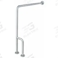 APPROVED VENDOR Floor to Wall Grab Bar: Angled, 30 in Lg, 1 1/2 in Dia, Stainless Steel, Right-Hand (MPN 4WMG9). Key specifications — Brand: APPROVED VENDOR; Mount Orientation: Right-Hand.