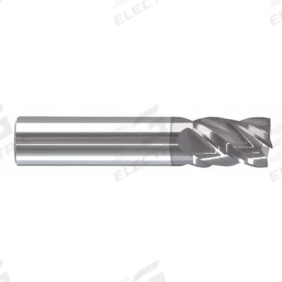 APPROVED VENDOR Square End Mill: Carbide, AlTiCrN Coated, 4 Flute, 1/8" Mill Dia - Fast-Cutting Carbide Square End Mills for Steel & Cast Iron