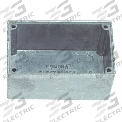 POMONA Shielded Box: Blue, Die-Cast Aluminum - Shielded Metallic Boxes