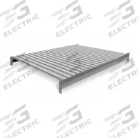 TENNSCO Shelf: 60 in x 48 in, 22 ga Beams, Steel, 3,800 lb Load Capacity (MPN 6940). Key specifications — Decking Material: Steel; Frame Finish: Powder Coated; Frame Material: Steel; Color: Industrial Gray; Includes: (2) Beams; Brand: TENNSCO.