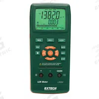 EXTECH LCR Meter: 20 pF to 20 mF, 20 ohm to 200 megaohm, 20 uH to 2,000 H, No Certification Included (MPN LCR200). Key specifications — attr1387597: EXTECH; attr1387618: LCR Meter; attr1387595: LCR200.