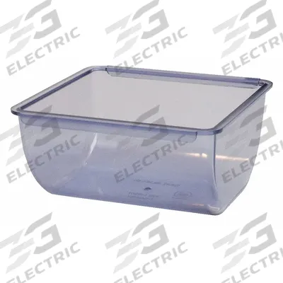 SAN JAMAR Condiment Tray Insert: 2 pt Capacity, 2 3/4 in Overall Ht, 5 1/2 in Overall Wd - Condiment Bar Inserts & Attachments