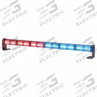 CODE 3 Warning and Directional Light Stick: Combo Warning and Directional Light, Blue/Red/White, LED (MPN MTS626MC-RWBW). Key specifications — Brand: CODE 3; Lens Color: Clear; Number of Flash Patterns: 41; Installation Type: Removable; Operating Voltage: 12 to 24V.