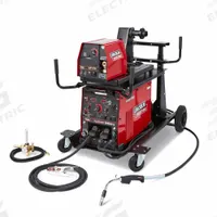 LINCOLN ELECTRIC Multiprocess Welder: Flextec 500X, DC, MIG Pack w/LF-74 Wire Feeder (MPN K3608-2). Key specifications — Maximum Amperage (Stick): 500 A; Maximum Amperage (TIG): 500 A; Input Voltage (Nominal) (Merch - Table Column, Filters): 460V.