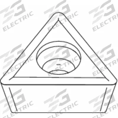 WIDIA Triangle Turning Insert: TCMT3252 - Triangle (T) Indexable Turning Inserts