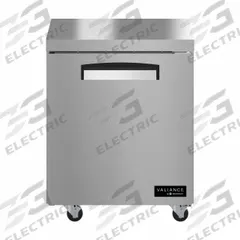 VALIANCE BY HOSHIZAKI Undercounter Refrigerator: 6.3 cu ft, 33 3/4 in Ht, 30 in Dp, 1 Doors (MPN VUR27A). Key specifications — Control Type: Adjustable Dial; Energy Star Compliant: Yes; Brand: VALIANCE BY HOSHIZAKI.