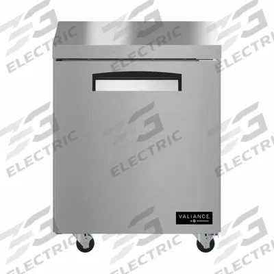 VALIANCE BY HOSHIZAKI Undercounter Refrigerator: 6.3 cu ft, 33 3/4 in Ht, 30 in Dp - Undercounter Refrigerators