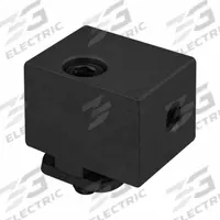 Mount Block: For Std Panel, Anodized, Black, Aluminum, Inch, 80/20 15 Series (MPN 2900-BLACK). Key specifications — Brand: 80/20; Includes Fasteners: Yes; Finish: Anodized; Material: Aluminum; Product Type: Mount Block; Compatible Series: 15 Series.