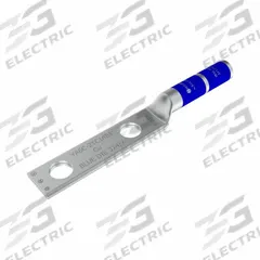 Compression Lug: For 6 AWG, Stranded Wire, 1/2 in Stud Size, Long, Copper Barrel (MPN YA6C2N). Key specifications — Inspection Hole: No; For Wire Type: Stranded; For Wire Sizes: 6 AWG; Brand: BURNDY; Manufacturer Part Number: YA6C2N.
