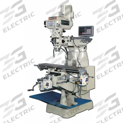 BAILEIGH Vertical Milling Machine: VM-942, 3 hp - Variable-Speed Vertical Milling Machines with DRO & 3-Axis Powerfeeds