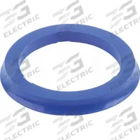 KIPP Sealing Washer: FDA Approved, Acetal, Blue, 17 mm Inside Dia, 23.74 mm Outside Dia (MPN K1649.110). Key specifications — Brand: KIPP; Product Type: Hygienic Sealing Washer; System of Measurement: Metric; X-Ray Detection: Not X-Ray Detectable; Seal Material: Acetal; Seal Material Color: Blue; FDA Approval: FDA Approved; Metal Detection: Not Metal Detectable.
