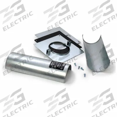 STI Split Sleeve Kit: Round, 2 in Overall Ht, 12 in Overall Lg, 6 in Overall Wd - Firestop Passthroughs for Cables