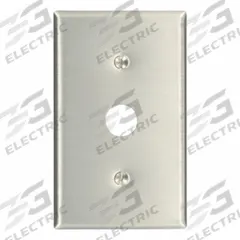LEVITON Wall Plate: 1 Gang, Std Size (MPN 84037-40). Key specifications — Brand: LEVITON; Material: Stainless Steel.