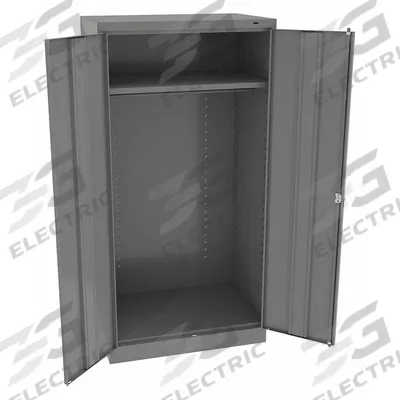 TENNSCO Storage Cabinet: 36 in x 24 in x 72 in, 1 Adj Shelf, Swing Handle & Keyed - Commercial Wardrobe Cabinets